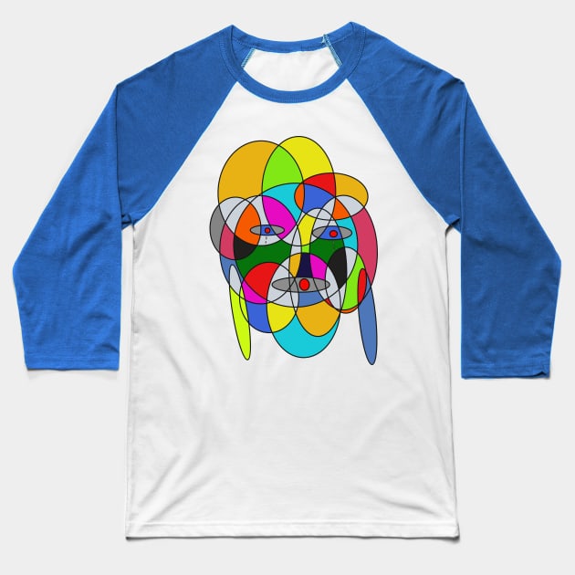 My Abstracts Baseball T-Shirt by Pencil Brody